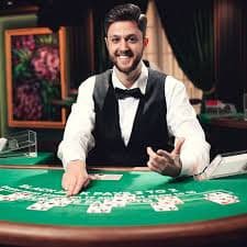 FFWS Indonesia live-dealer studio with match broadcast overlay on robin slot